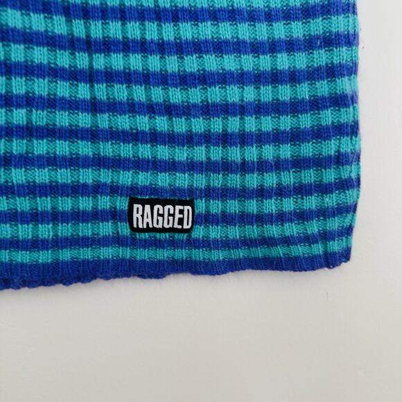 The Ragged Blue Priest Stripe Skirt Ribbed Mini Women’s Size XS - Picture 2 of 8